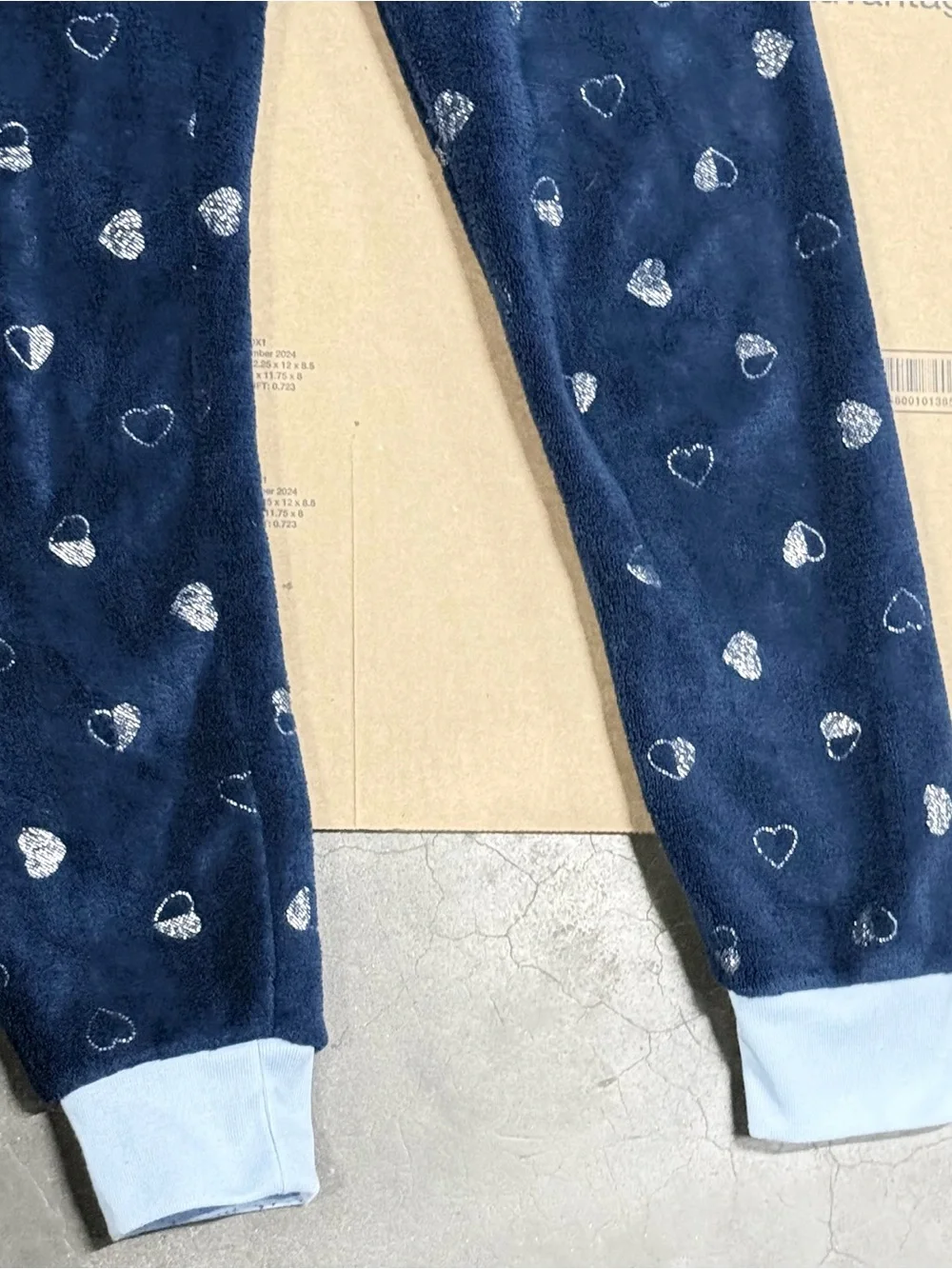 Bebe Girls Plush Jogger & Hoodie Set Size 10/12
